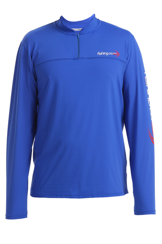 ZIPPER | PERFORMANCE LONG SLEEVE SHIRT | Dazz Blue