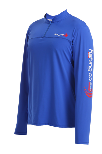 ZIPPER | PERFORMANCE LONG SLEEVE SHIRT | Dazz Blue