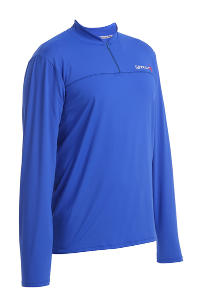 ZIPPER | PERFORMANCE LONG SLEEVE SHIRT | Dazz Blue