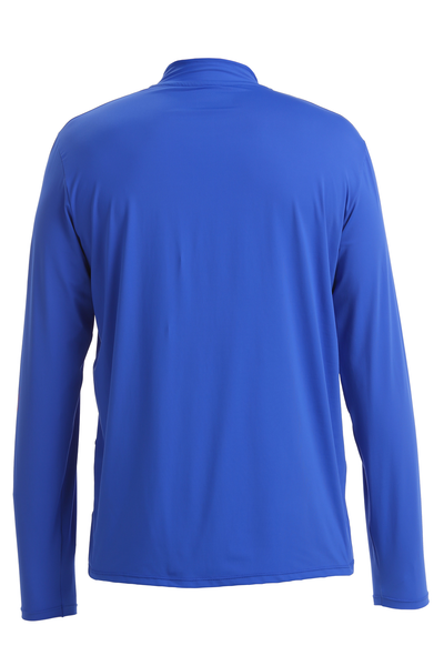 ZIPPER | PERFORMANCE LONG SLEEVE SHIRT | Dazz Blue