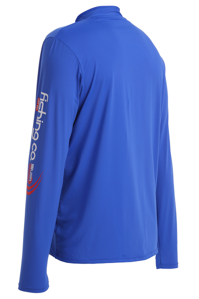 ZIPPER | PERFORMANCE LONG SLEEVE SHIRT | Dazz Blue